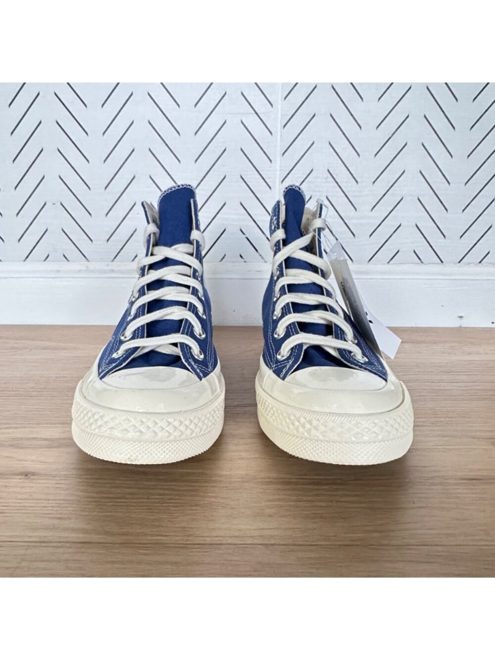 ✨Converse Chuck 70 Hi Comme Des Garçons Sz 6 Men's Shoes Sneakers Blue A08794C✨ - Picture 4 of 10